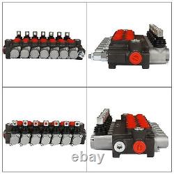 7 Spool Hydraulic Valve 13GPM 3600PSI Hydraulic Directional Control Valve SAE