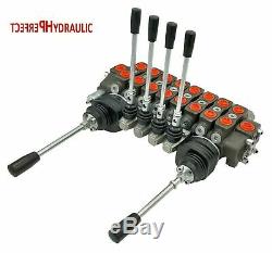 8 BANK HYDRAULIC DIRECTIONAL SPOOL VALVE 90L 24 gpm For forest cranes machinery
