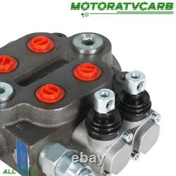 ALL-CARB 2 Spool Hydraulic Directional Control Valve BSPP Tractor Loader 25GPM