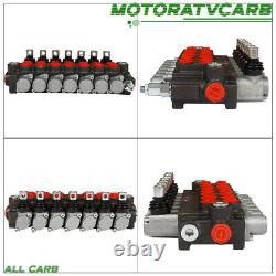 ALL-CARB 7 Spool Hydraulic Directional Control Valve 13Gpm Double Acting SAE