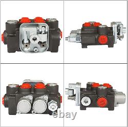 ALL-CARB Hydraulic Valve 2 Spool Hydraulic Directional Control Valve 11GPM BSPP