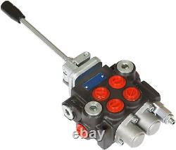 ALL-CARB Hydraulic Valve 2 Spool Hydraulic Directional Control Valve 11GPM BSPP