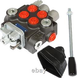 ALL-CARB Hydraulic Valve 2 Spool Hydraulic Directional Control Valve 11GPM BSPP