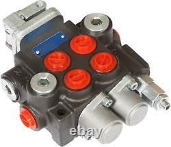 ALL-CARB Hydraulic Valve 2 Spool Hydraulic Directional Control Valve 11GPM BSPP