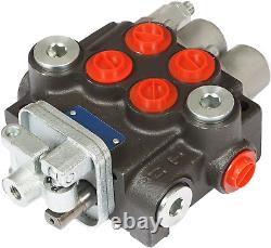 ALL-CARB Hydraulic Valve 2 Spool Hydraulic Directional Control Valve 11GPM BSPP