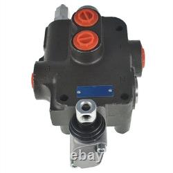 ALLCARB Hydraulic Valve 1 Spool Hydraulic Directional Control Valve Double Ac