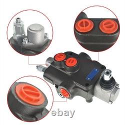 ALLCARB Hydraulic Valve 1 Spool Hydraulic Directional Control Valve Double Ac