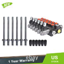 Adjustable 11GPM Relief Valve 6 Spool Hydraulic Directional Control Valve