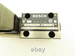 Bosch 9810231489 Hydraulic Directional Valve 24VDC 1.4A 4600 PSI