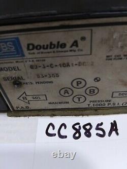 Brown & Sharp Double A QJ-3-C-10A1-DC12 Hydraulic Directional Valve