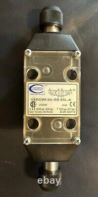 CONTINENTAL HYDRAULICS VSD03M-3A-GB-60L-A 120/110V 24/26W Directional Valve. B5