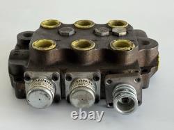 CROSS 4Z0009 Hydraulic Control Valve 3 Spool Directional Detent Spring Return