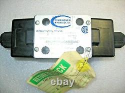 Continental Hydraulics Directional Valve with G. W. Lisk 110/120/50/60 Solenoids