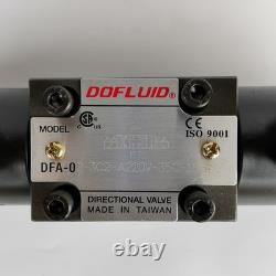 DOFLUID DFA-02-3C2-A220-35C Hydraulic Solenoid Directional Valve AC220V New