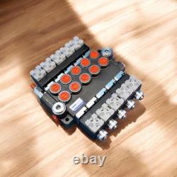 Directional Control Valve 5-spool Hydraulic Solenoid 50 L/Min 13GPM 24VDC