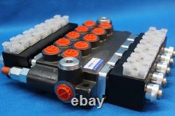 Directional Control Valve 5-spool Hydraulic Solenoid 50 L/Min 13GPM 24VDC