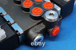 Directional Control Valve 5-spool Hydraulic Solenoid 50 L/Min 13GPM 24VDC