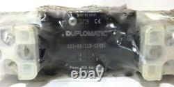 Duplomatic DS3-S1011N-D24K1 24 V DC Hydraulic Solenoid Directional Control Valve