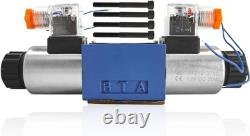 Electric Hydraulic Directional Control Solenoid Valve 12V DC D03 NG6 21 GPM 4