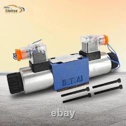 Electric Hydraulic Directional Control Solenoid Valve 12V DC D03 NG6 21 GPM 4