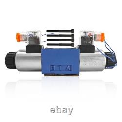 Electric Hydraulic Directional Control Solenoid Valve 12VDC D03 (NG6) 21 GPM 456