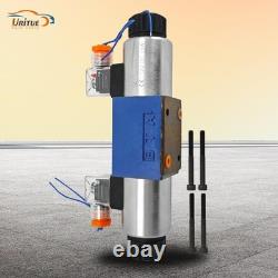 Electric Hydraulic Directional Control Solenoid Valve 12VDC D03 (NG6) 21 GPM 456