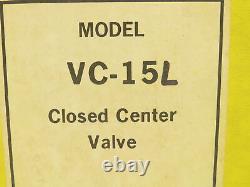 Enerpac VC-15L Hydraulic 3-Way Manual Directional Control Valve 4 GPM 3/8 NPT