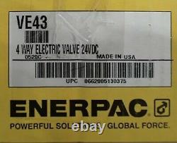 Enerpac VE43 Pump Mounted Directional Control Valve, 4-Way, 3-Position 24V DC