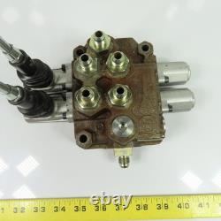 F00001291 2-Spool Manual Hydraulic Directional Control Valve