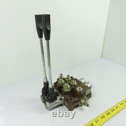 F00001291 2-Spool Manual Hydraulic Directional Control Valve