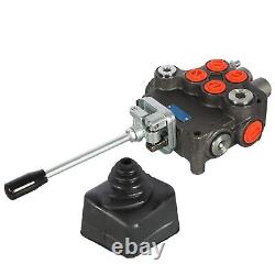 Findmall 2 Spool 21GPM 3625PSI Hydraulic Directional Control Valve SAE Ports Do