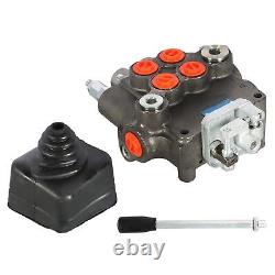 Findmall 2 Spool 21GPM 3625PSI Hydraulic Directional Control Valve SAE Ports Do