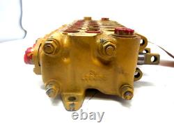 Genuine VICKERS 7 Spool Hydraulic Directional Control Valve Double Acting