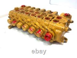 Genuine VICKERS 7 Spool Hydraulic Directional Control Valve Double Acting