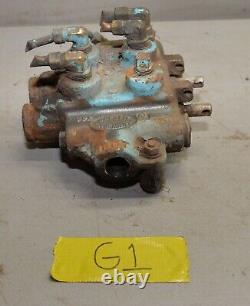 Gresen 2702 hydraulic directional control valve 2 spool log splitter loader G1