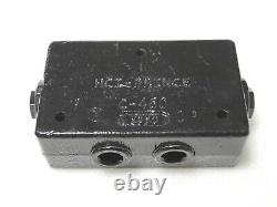 HCI Prince RD1475 Double Pilot Hydraulic Flow Control Valve, Lock Valve, 30 GPM