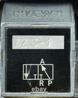 Hawe TZ3-1 Hydraulic Directional Mechanically Operated Seated Valve