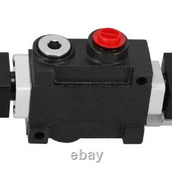 Heavy Duty Hydraulic Directional Valve 4/3 Way Solenoid Operated SAE Ports 13GPM
