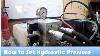 How To Set A Hydraulic Relief Valve