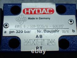 Hydac Hydraulic Directional Spool Valve. 4we 6 J S01-12dg/v-6063117