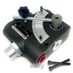 Hydraulic Adjustable Flow Directional Control Valve 1/2 NPT Port, 30 GPM, FC