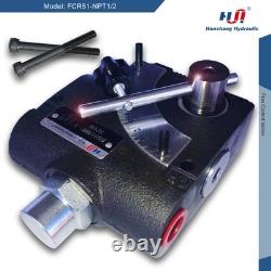Hydraulic Adjustable Flow Directional Control Valve 1/2 NPT Port, 30 GPM, FC