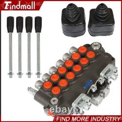 Hydraulic Backhoe Directional Control Valve 21 GPM 6Spool With 2 Joysticks