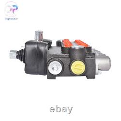 Hydraulic Backhoe Directional Control Valve 6 Spool 11 GPM SAE With 2 Joysticks