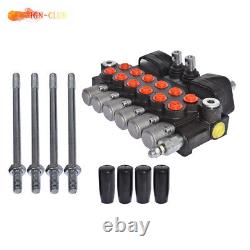 Hydraulic Backhoe Directional Control Valve with 2 Joystick 11 GPM 6 Spool