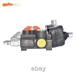 Hydraulic Backhoe Directional Control Valve with 2 Joystick 11GPM 6 Spool