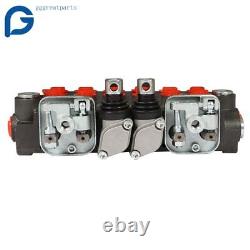 Hydraulic Backhoe Directional Control Valve with 2 Joysticks, 6 Spool, 11 GPM New