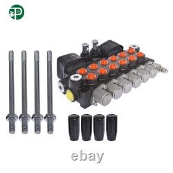 Hydraulic Backhoe Directional Control Valve with 2 Joysticks, 6 Spool, 11 GPM US