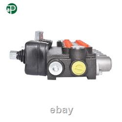 Hydraulic Backhoe Directional Control Valve with 2 Joysticks, 6 Spool, 11 GPM US