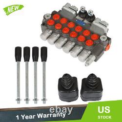 Hydraulic Backhoe Directional Control Valve with 4 Joysticks 6 Spool 11 GPM